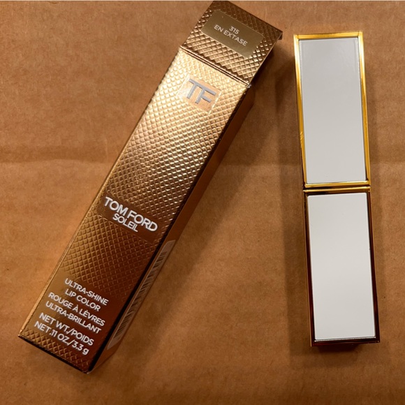New! TOM FORD SOLEIL Ultra-Shine Lip Color No.315 En Extase  0.11oz/3.3g - Picture 5 of 8